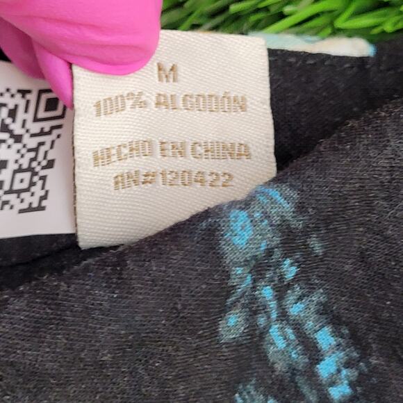 Vintage Joe-Marlin AOP Car Button Shirt Medium 19x28 Black - Picture 8 of 11